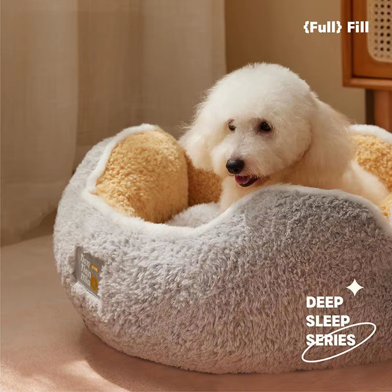 Warm Super Cat Bed Sleeping Cat Nest Soft Long Plush Best Pet Dog Bed for Dogs Basket Cushion Cat Bed Cat Mat Animals Sleeping