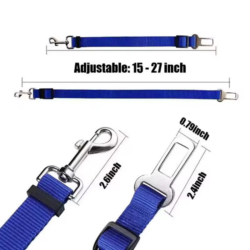 New Dog Seat Belts Hot Sale Pet Car Seat Belt Retractable Leash Dog Carrier Safety Convenient Dog Leash Supplies