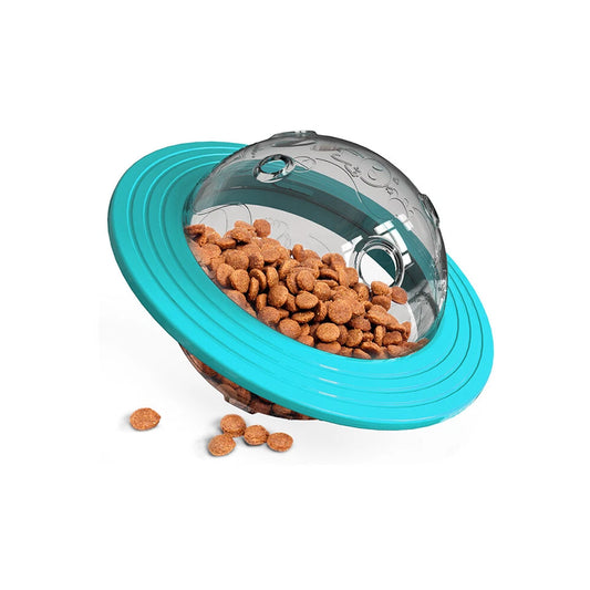 Pet Dog Cat Tumbler Treat Ball Feeder Food Dispenser Puzzle Interactive Toys