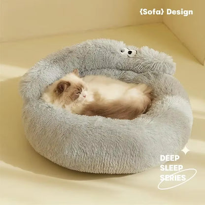Warm Super Cat Bed Sleeping Cat Nest Soft Long Plush Best Pet Dog Bed for Dogs Basket Cushion Cat Bed Cat Mat Animals Sleeping