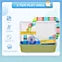 bes ExercPawhut Hamster Cage W/ Tuise Wheel, Water Bottle, Food Dish - Blue